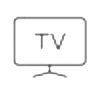 TV con Netflix camera e soggiorno